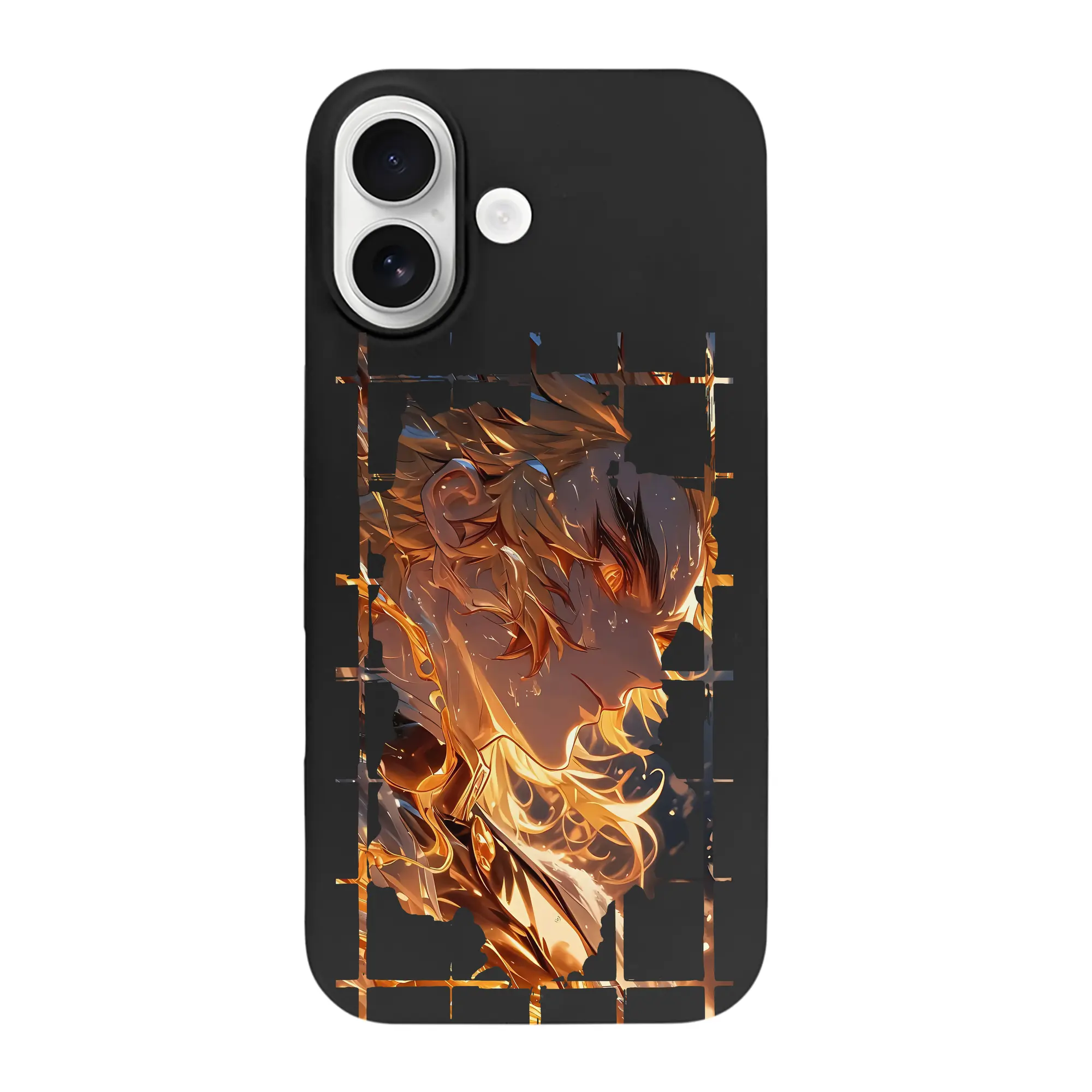 鬼滅の刃 グッズ,煉獄 杏寿郎 - iPhone 17 シリーズ シリコンケース 薄型 耐衝撃 指紋防止 ソフトタッチカバー 精密フィット 傷防止 保護ケース iPhone 17/17 Air/17 Pro/17 Pro Max 対応